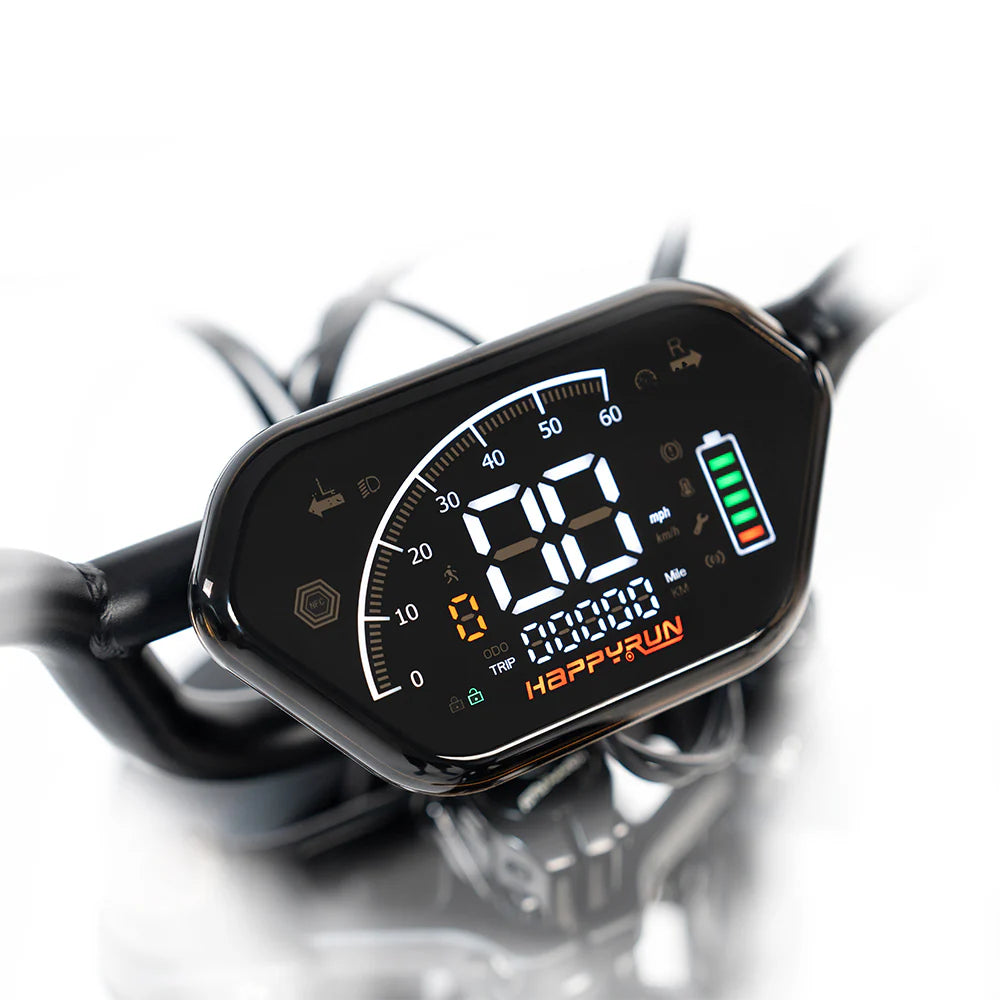 2025 NEW HappyRun G70 2000W Dual Battery Fast Electric Cargo Bike for Sale