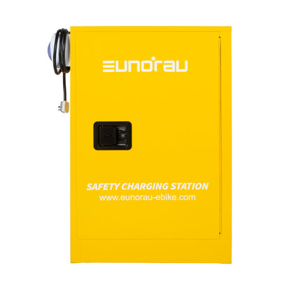 Eunorau Safety Charging Station 12 Gallon with 1 Smoke Alarm, 6 Charging Ports