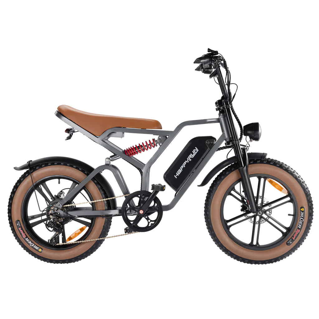 Happyrun Tank G60 1500W Electric Bike Fat Tire Dirt All Terrain