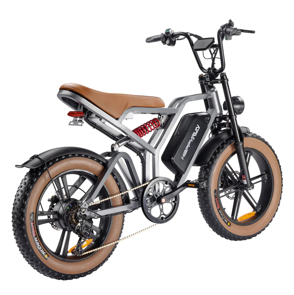 Happyrun Tank G60 1500W Electric Bike Fat Tire Dirt All Terrain