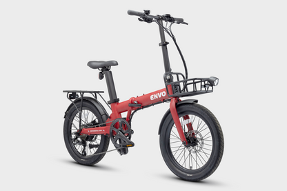 ENVO Lynx 20" Folding Electric Bike - Red