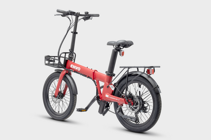 ENVO Lynx 20" Folding Electric Bike - Red