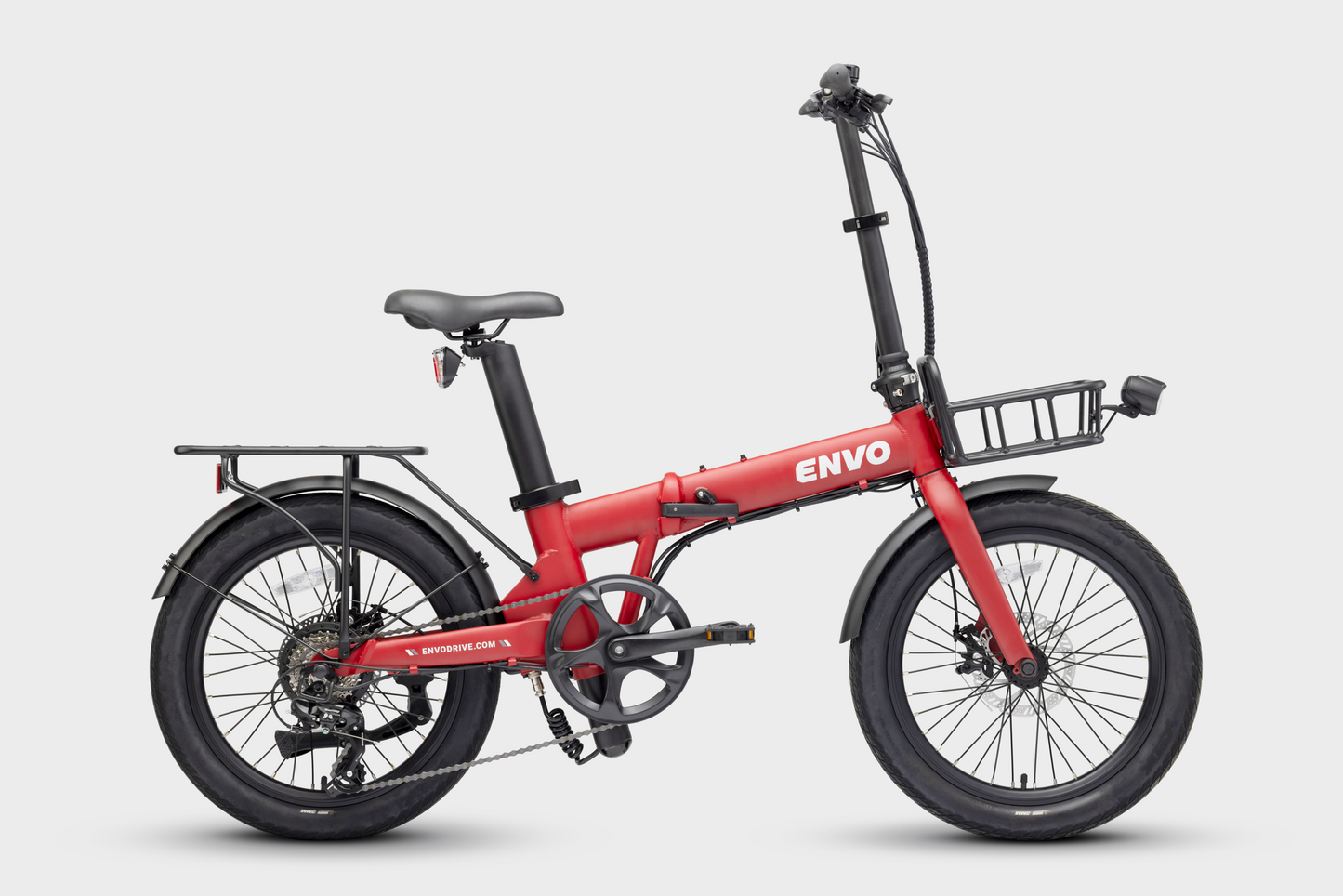 ENVO Lynx 20" Folding Electric Bike - Red