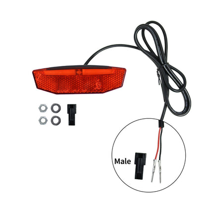 EUNORAU 6-48V Front & Rear Light for BBS/ENA Series Conversion Kit