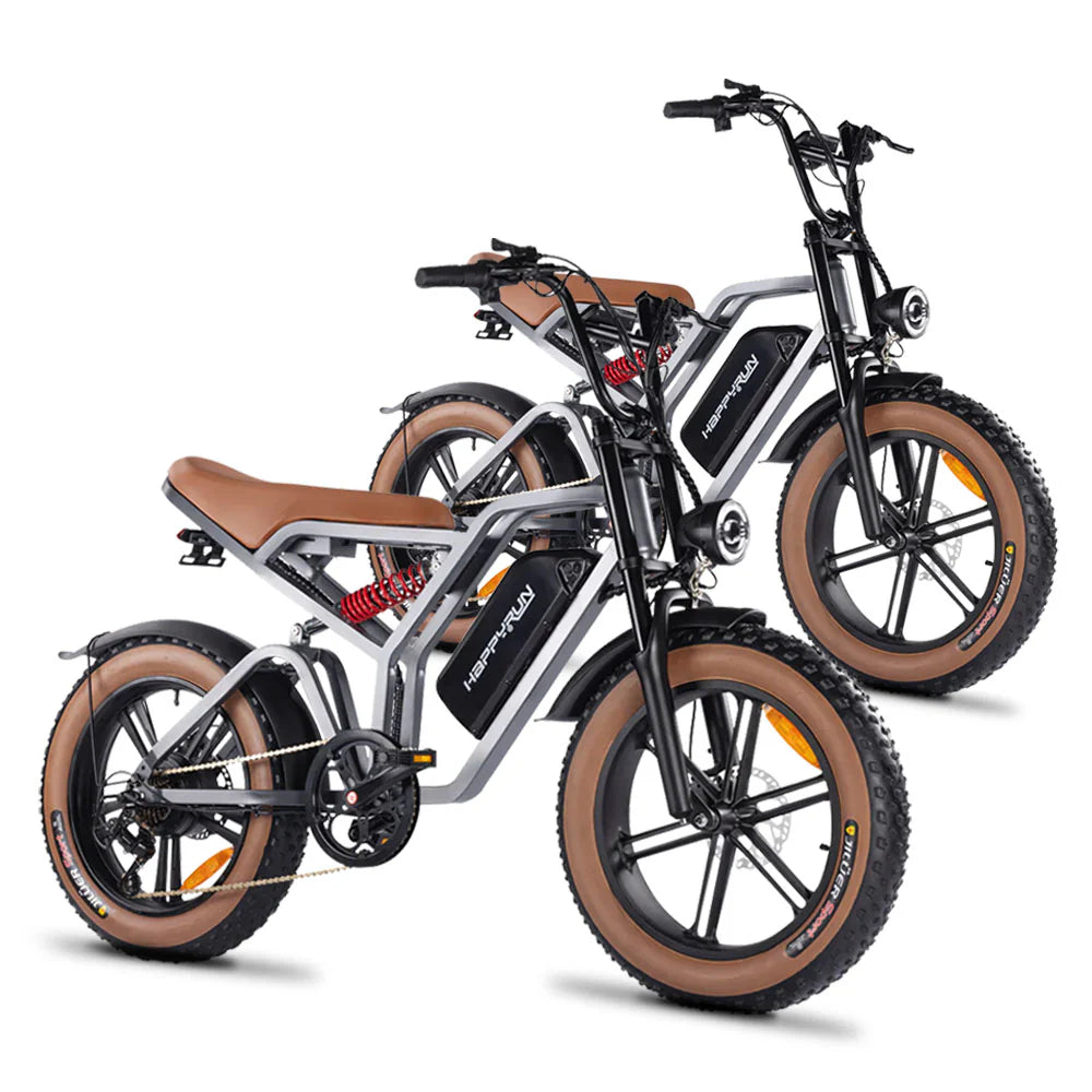 Happyrun Tank G60 1500W Electric Bike Fat Tire Dirt All Terrain