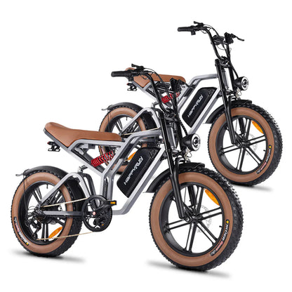 Happyrun Tank G60 1500W Electric Bike Fat Tire Dirt All Terrain