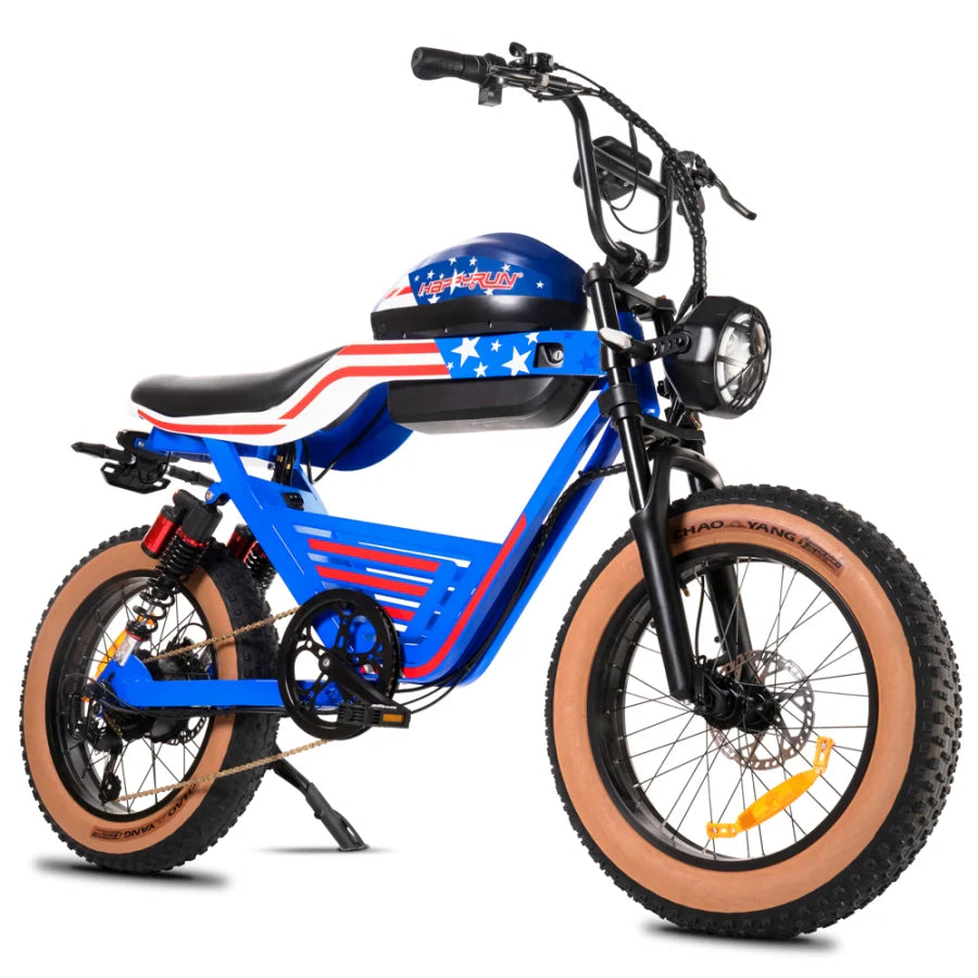 HappyRun G100 Electric Bike 2000W Dual Batteries Long Range Motorcycle