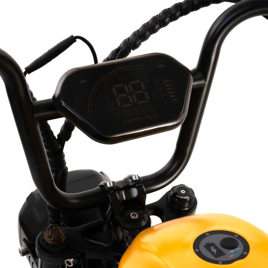 HappyRun G100 Electric Bike 2000W Dual Batteries Long Range Motorcycle