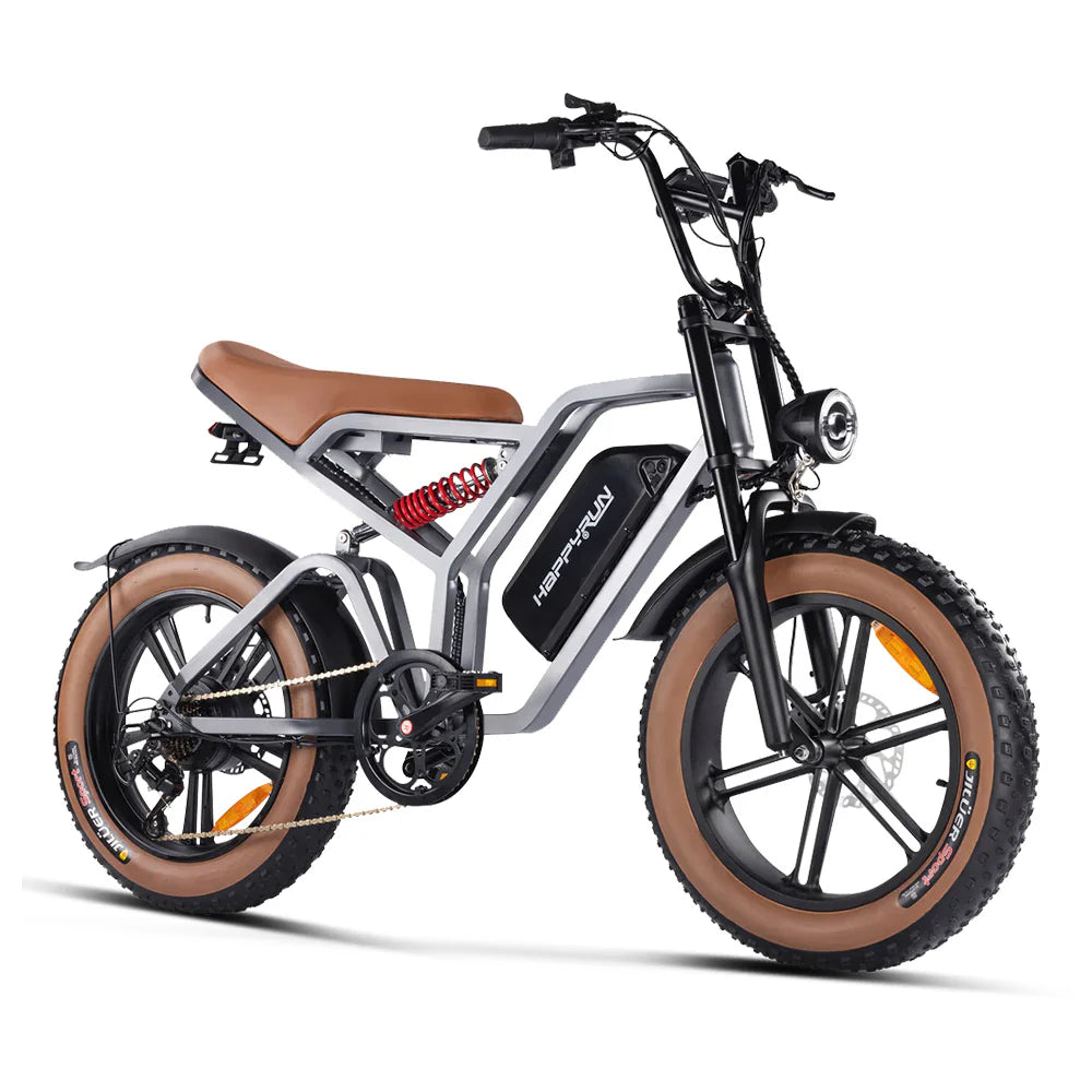 Happyrun Tank G60 1500W Electric Bike Fat Tire Dirt All Terrain