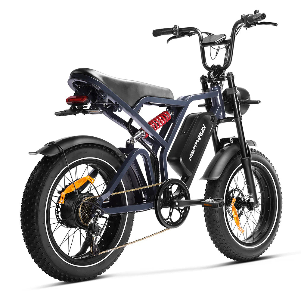 Happyrun Tank G60 1500W Electric Bike Fat Tire Dirt All Terrain