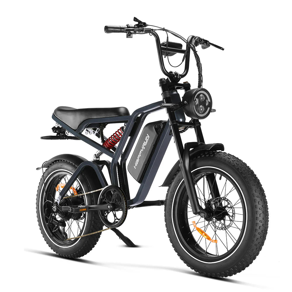 Happyrun Tank G60 1500W Electric Bike Fat Tire Dirt All Terrain